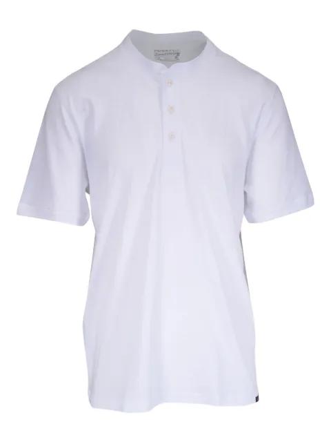 cotton henley T-shirt by FAHERTY