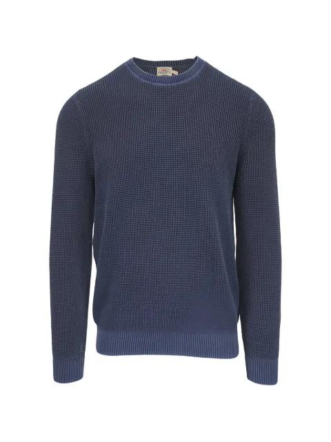 crewneck long-sleeve knitted sweater by FAHERTY