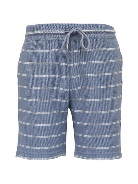 striped drawstring shorts by FAHERTY