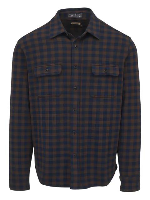 two-pocket check shirt by FAHERTY