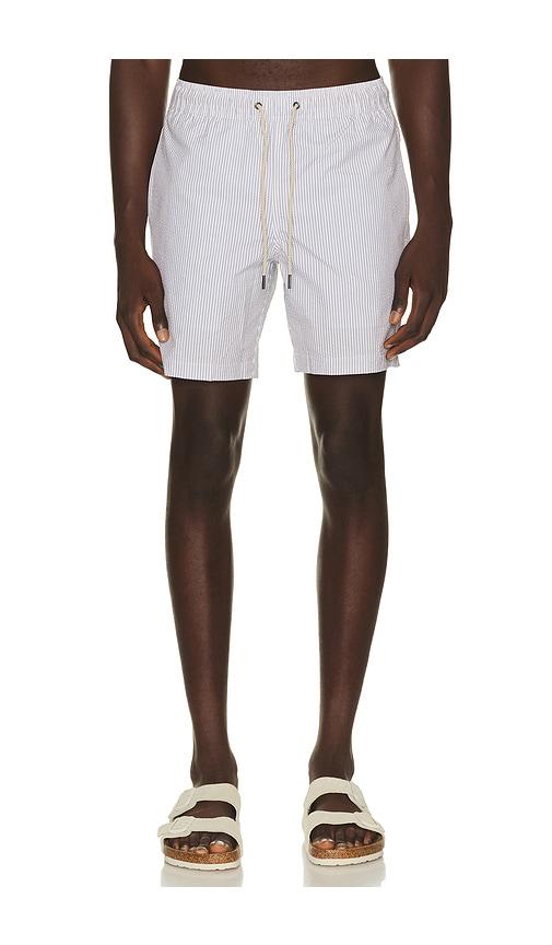 Fair Harbor Bayberry Swim Trunk in Grey by FAIR HARBOR