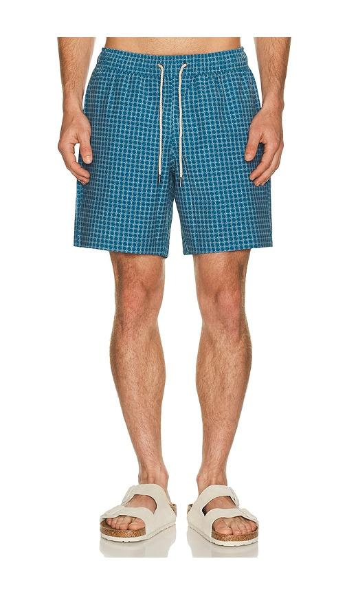 Fair Harbor Bayberry Swim Trunks in Teal by FAIR HARBOR