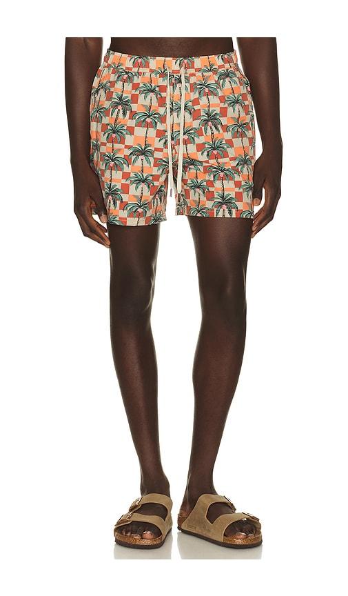 Fair Harbor Bungalow Swim Trunk in Peach by FAIR HARBOR