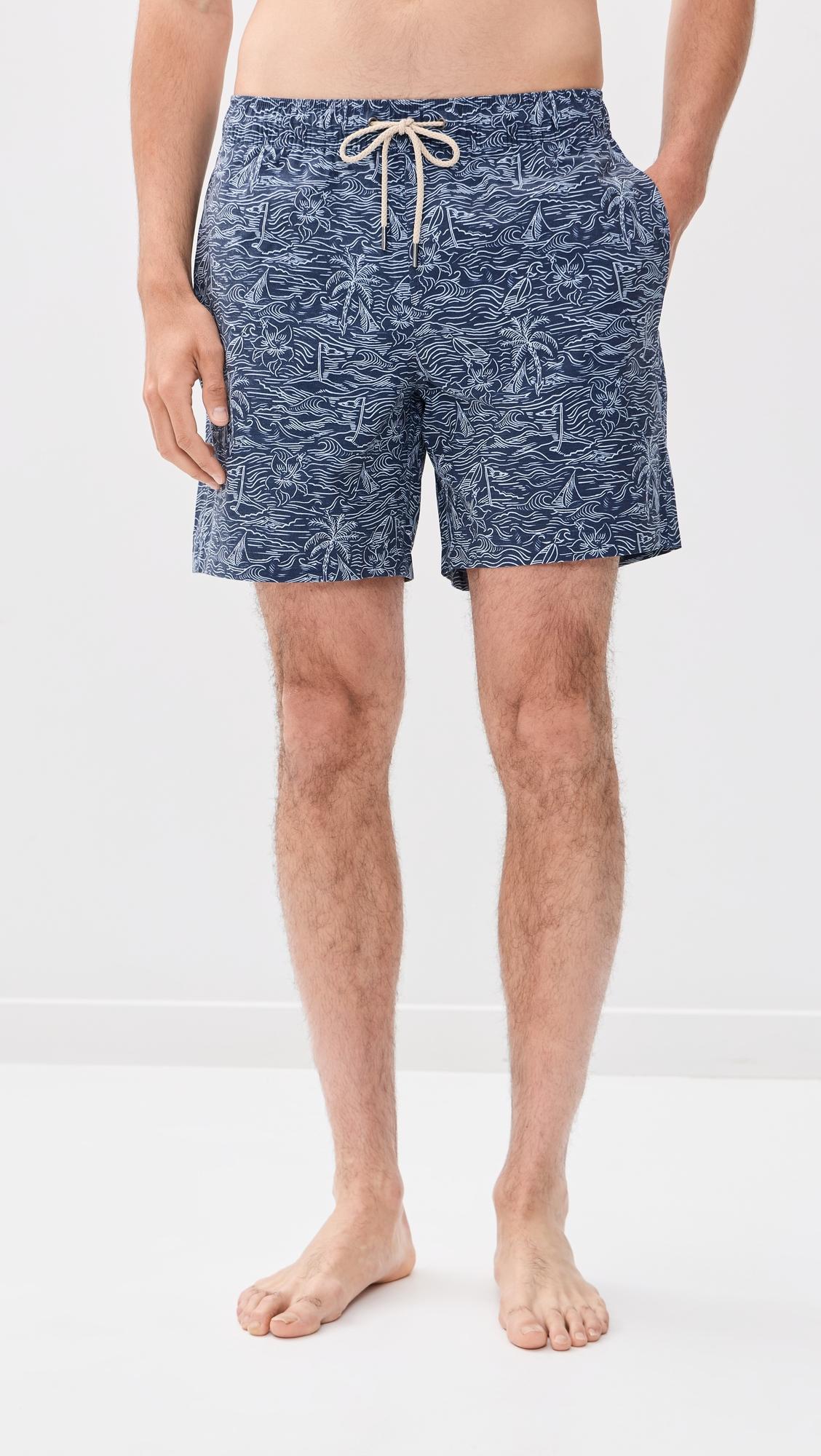Fair Harbor x Foot Joy Bayberry Swim Trunks 7" by FAIR HARBOR