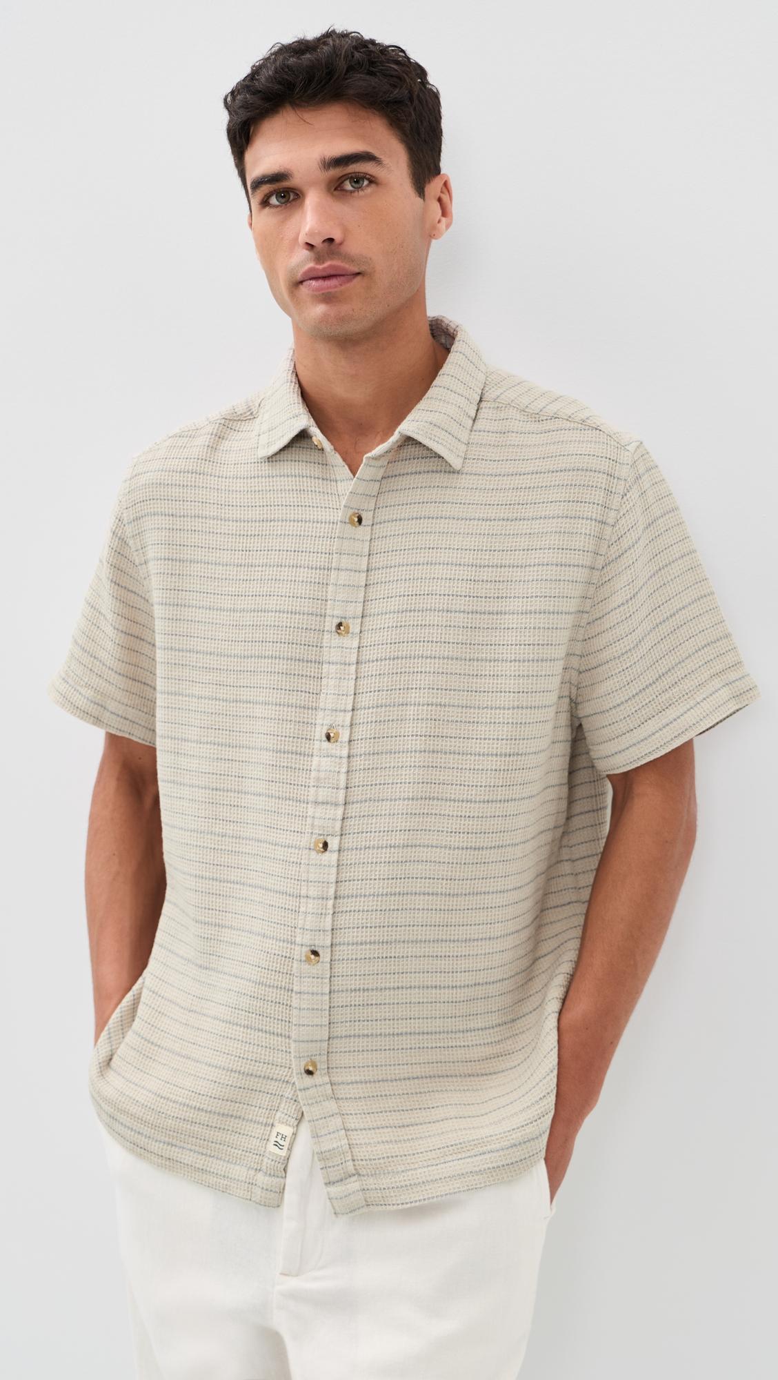 Oasis Textured Shirt by FAIR HARBOR