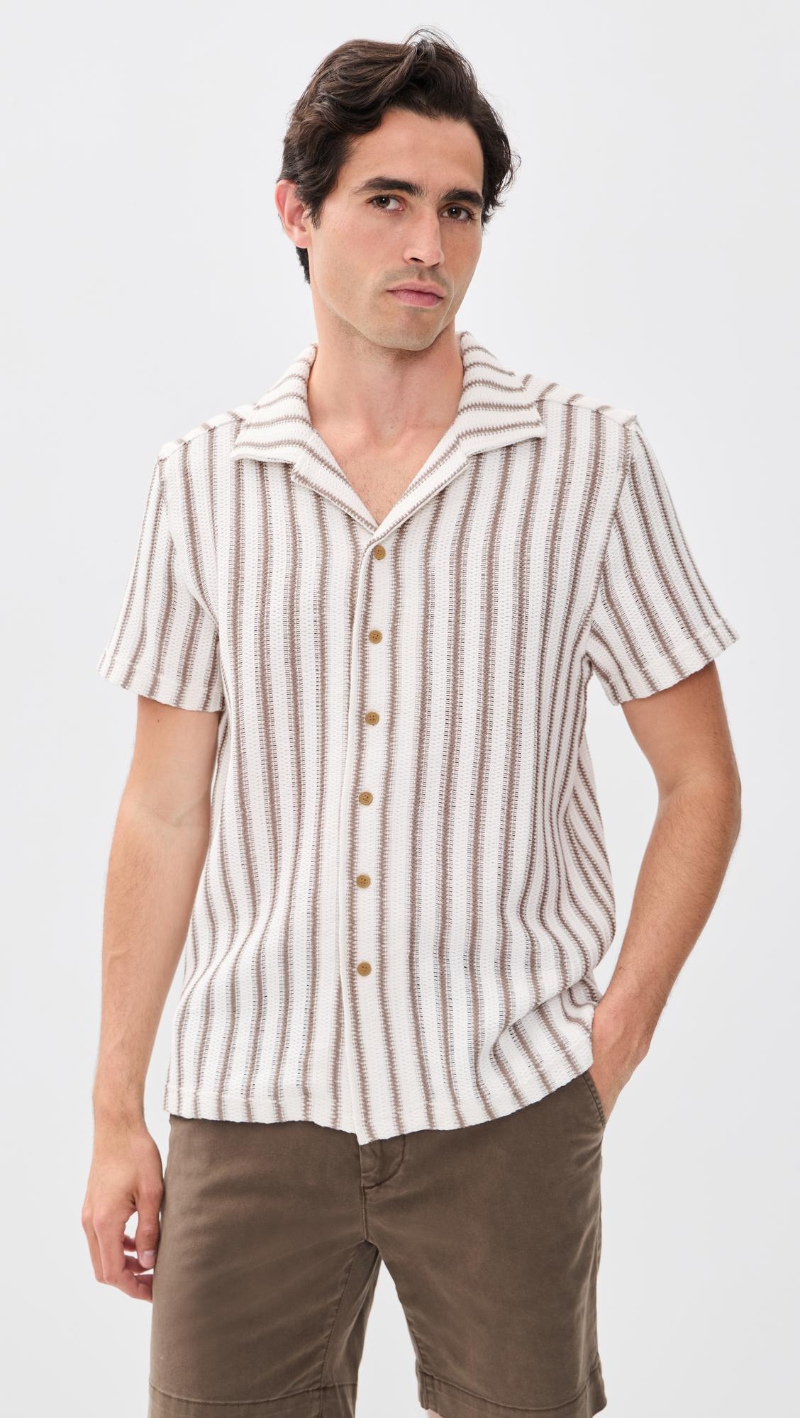 Waveloom Crochet Shirt by FAIR HARBOR