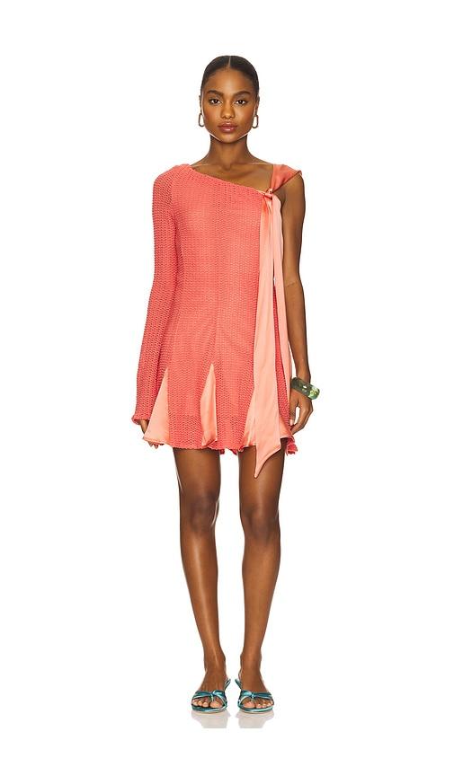 Fait Par Foutch Julia Dress in Coral by FAIT PAR FOUTCH