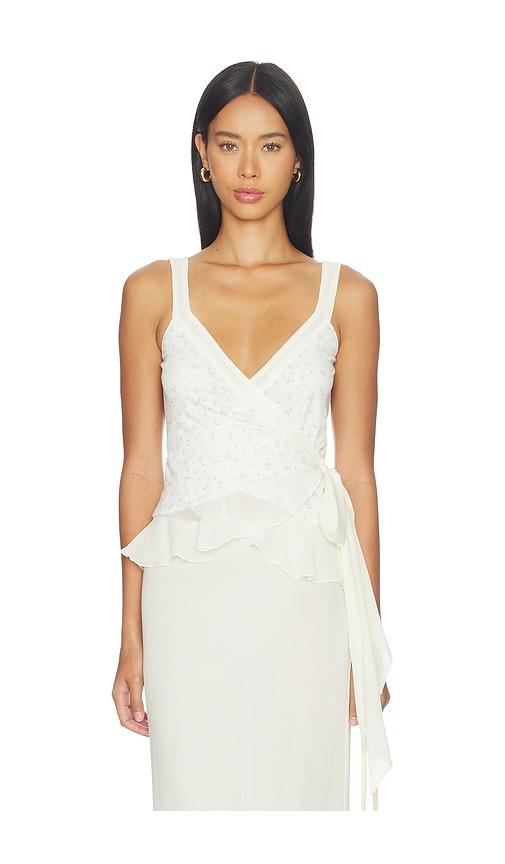 Fait Par Foutch Valentina Top in White by FAIT PAR FOUTCH