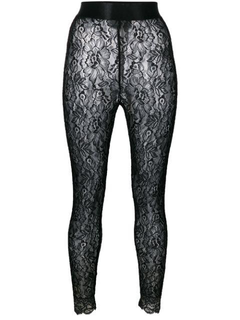 floral-lace tights by FAITH CONNEXION