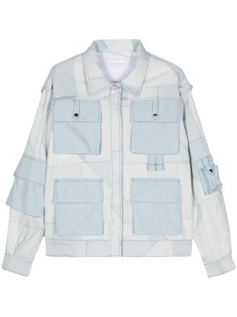 panelled denim jacket by FAITH CONNEXION