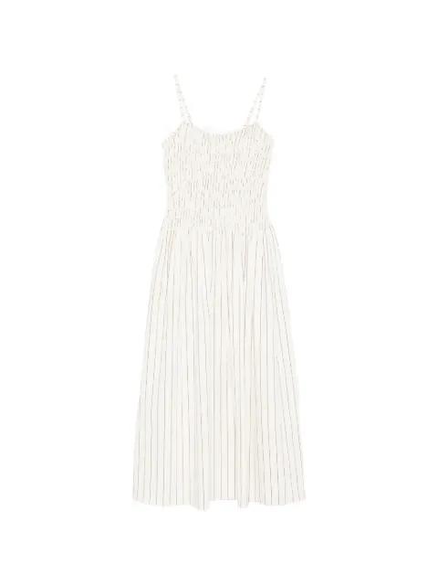 Araceli striped shirred maxi dress by FAITHFULL