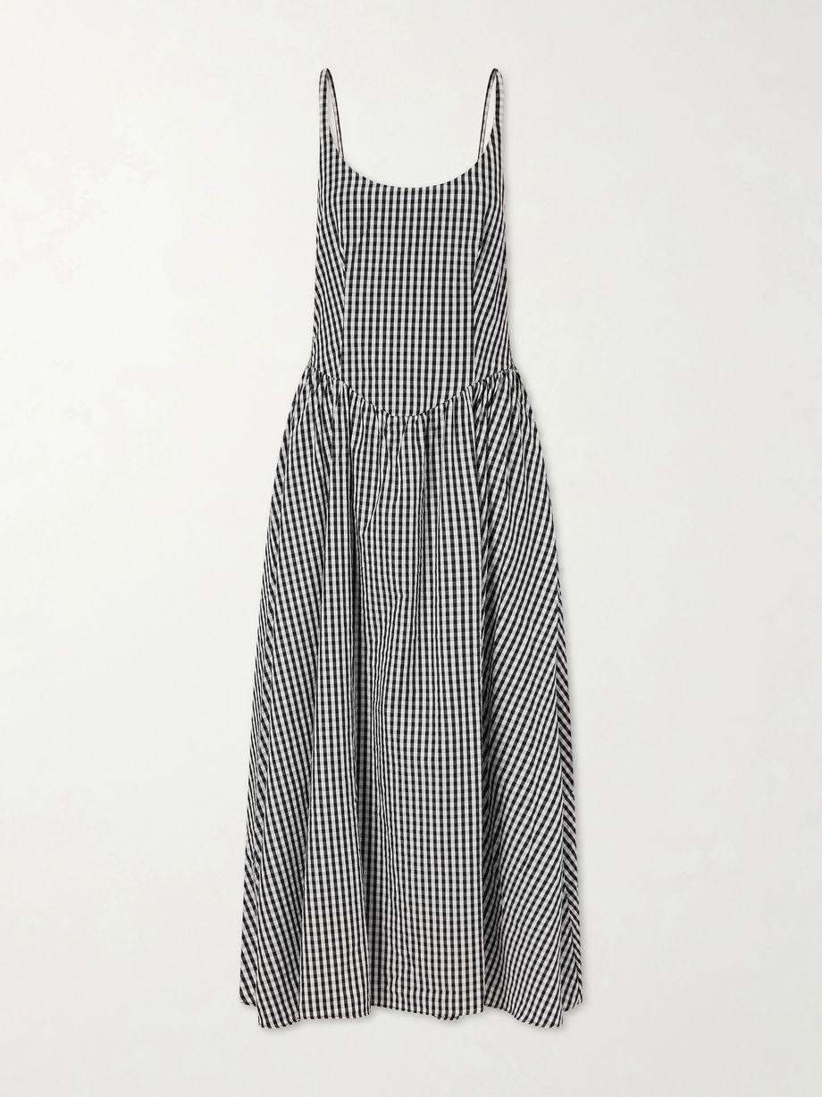 Chiara gingham cotton midi dress by FAITHFULL