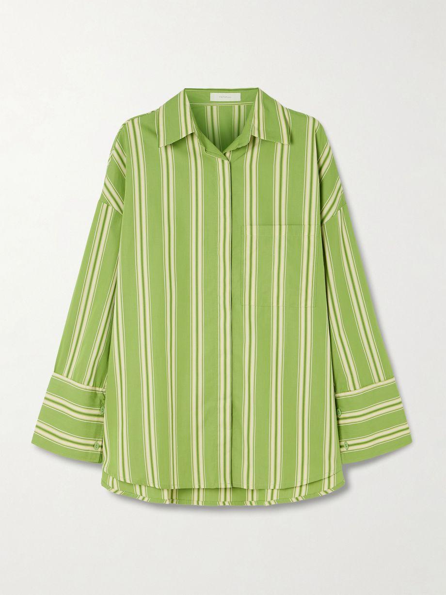 Clemente striped cotton-poplin shirt by FAITHFULL