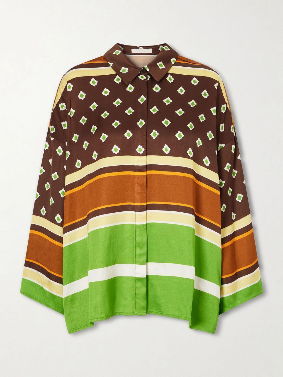 Cora printed satin shirt by FAITHFULL