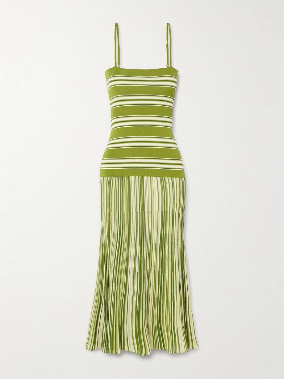 Esenia striped cotton-blend maxi dress by FAITHFULL