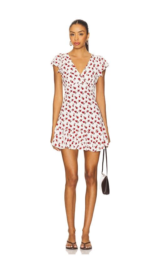 FAITHFULL Alba Mini Dress in White by FAITHFULL