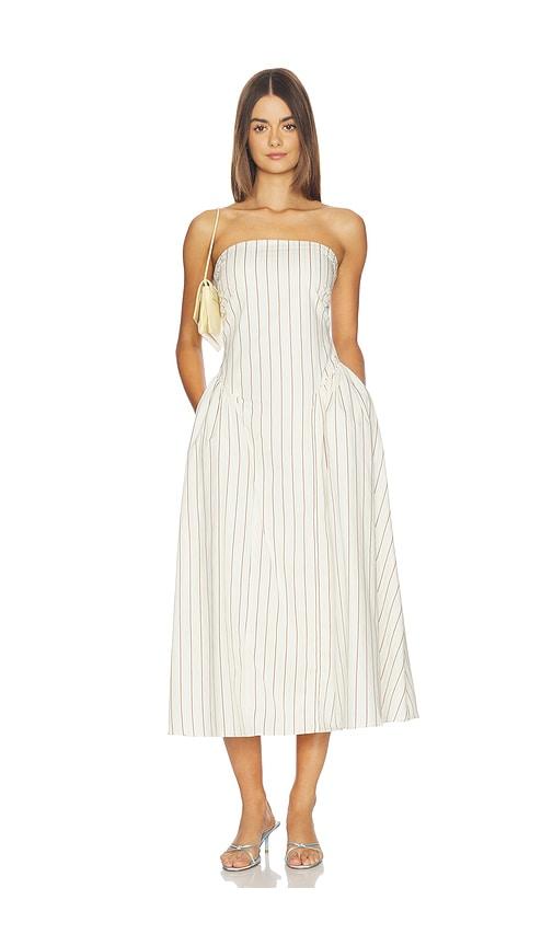 FAITHFULL Benetta Midi Dress in Lemon by FAITHFULL