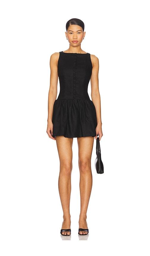 FAITHFULL Blair Mini Dress in Black by FAITHFULL