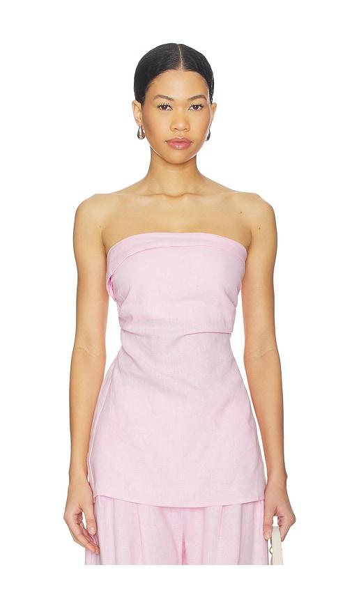 FAITHFULL Boe Tunic Top in Pink by FAITHFULL
