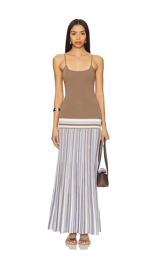 FAITHFULL Citara Maxi Dress in Brown by FAITHFULL