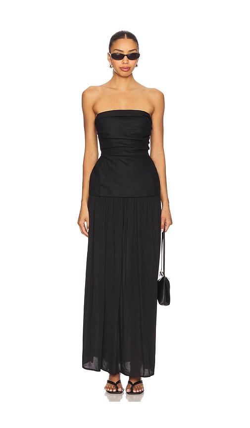 FAITHFULL Hedy Maxi Dress in Black by FAITHFULL