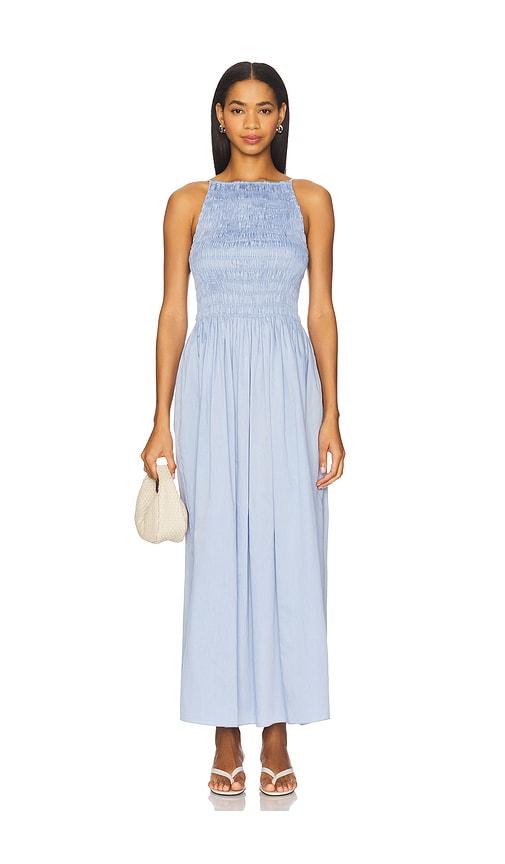 FAITHFULL Laia Maxi Dress in Baby Blue by FAITHFULL