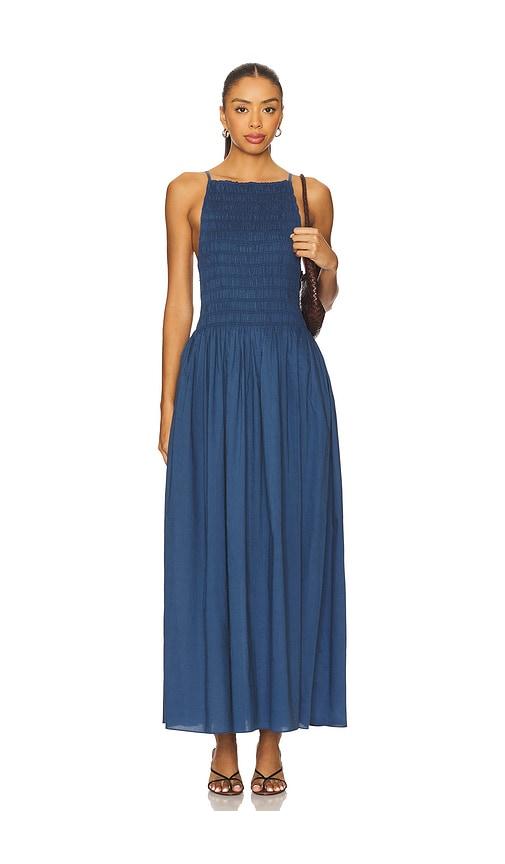 FAITHFULL Laia Maxi Dress in Blue by FAITHFULL