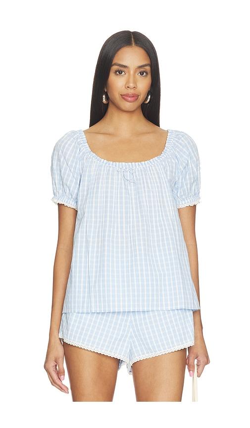 FAITHFULL Lonny Top in Baby Blue by FAITHFULL