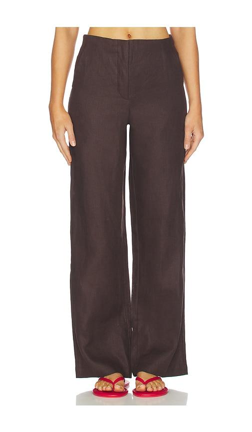FAITHFULL Lulea Pant in Brown by FAITHFULL