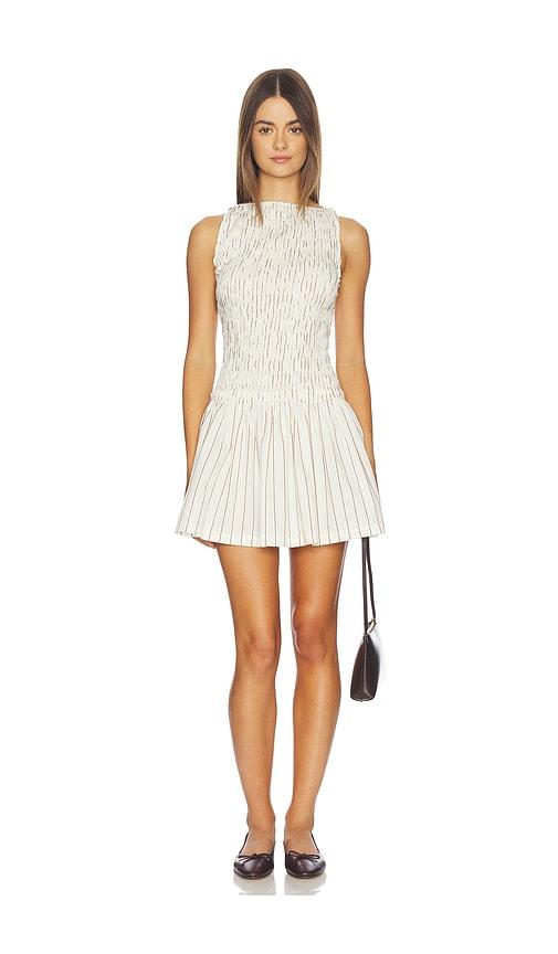 FAITHFULL Maria Mini Dress in Lemon by FAITHFULL