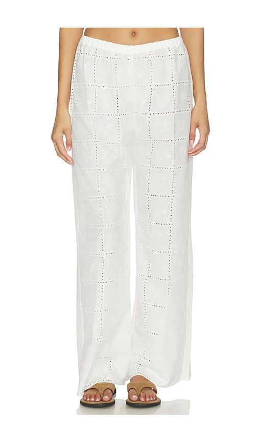 FAITHFULL Mora Pant in White by FAITHFULL