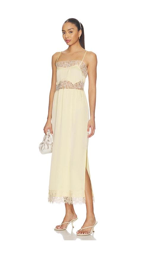 FAITHFULL Morris Midi Dress in Yellow by FAITHFULL