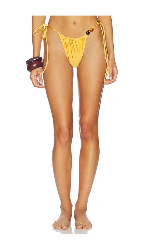 FAITHFULL Ombra Bikini Bottom in Yellow by FAITHFULL