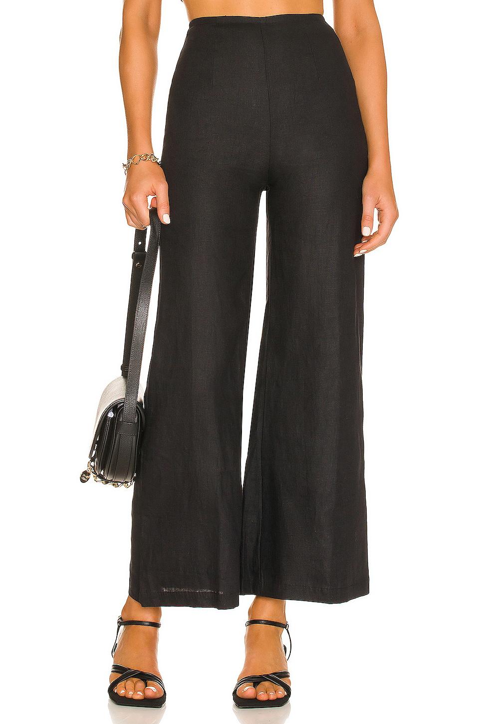 FAITHFULL Ottavio Pants in Black by FAITHFULL