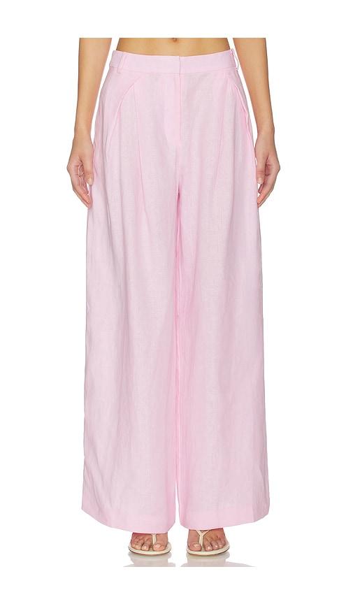FAITHFULL Sofia Trouser in Pink by FAITHFULL