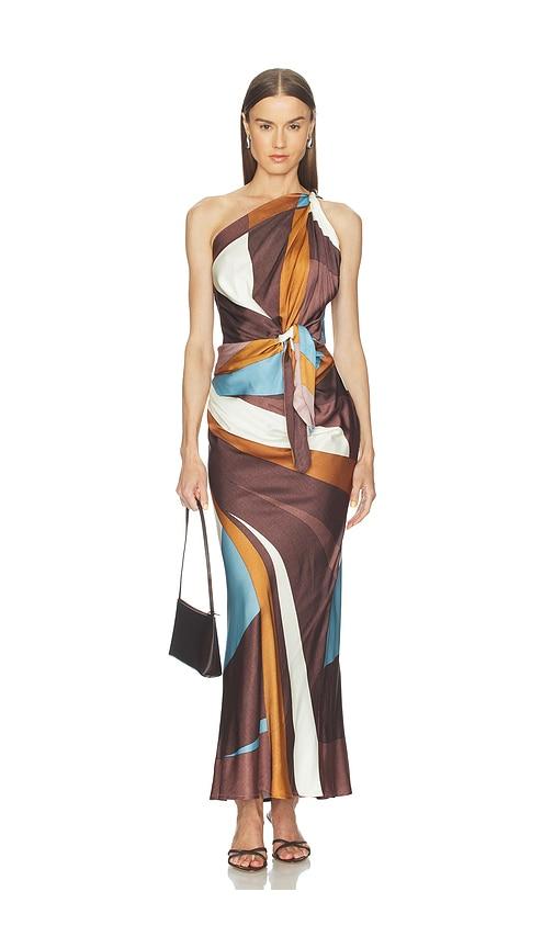 FAITHFULL Sotto Maxi Dress in Brown by FAITHFULL
