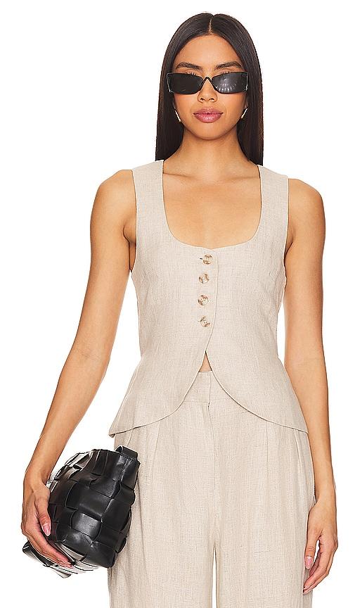 FAITHFULL Stanze Vest in Beige by FAITHFULL
