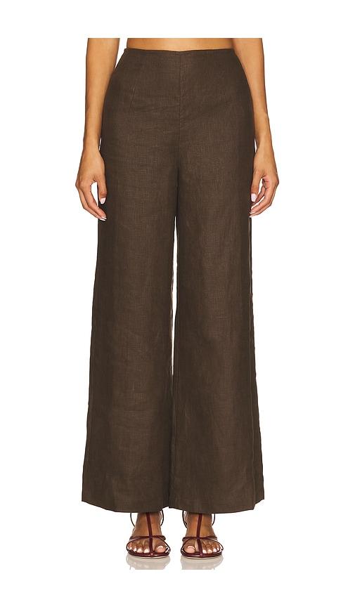 FAITHFULL Syna Pant in Chocolate by FAITHFULL