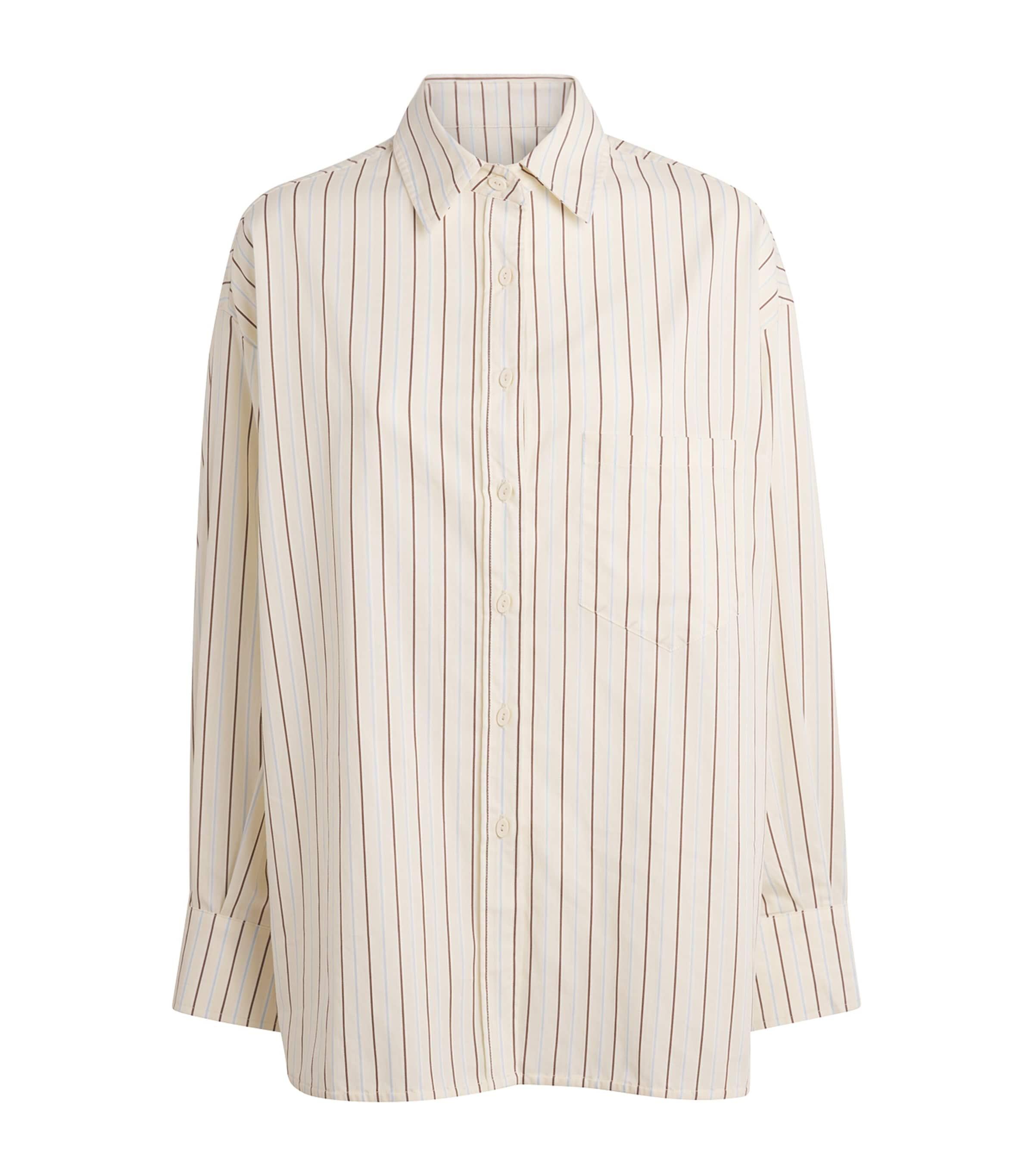 Faithfull the Brand Cotton Poplin Stripe Angelo Shirt by FAITHFULL