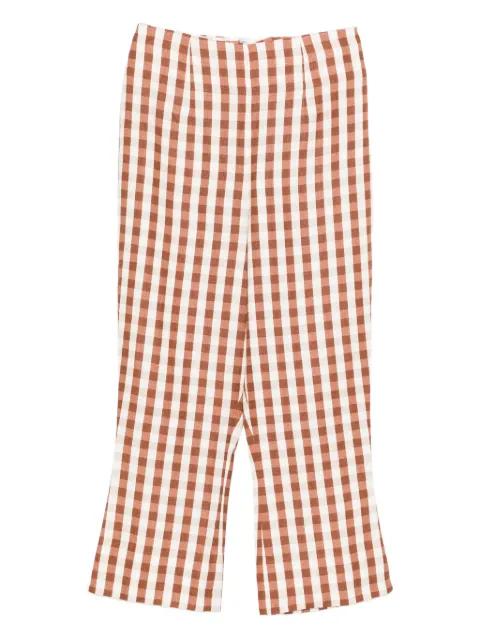 Gingham pattern trousers by FAITHFULL