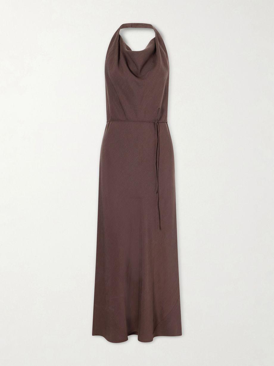 Izaro Tencel and linen-blend maxi dress by FAITHFULL