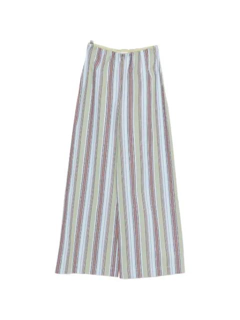 Lane striped-pattern palazzo pants by FAITHFULL