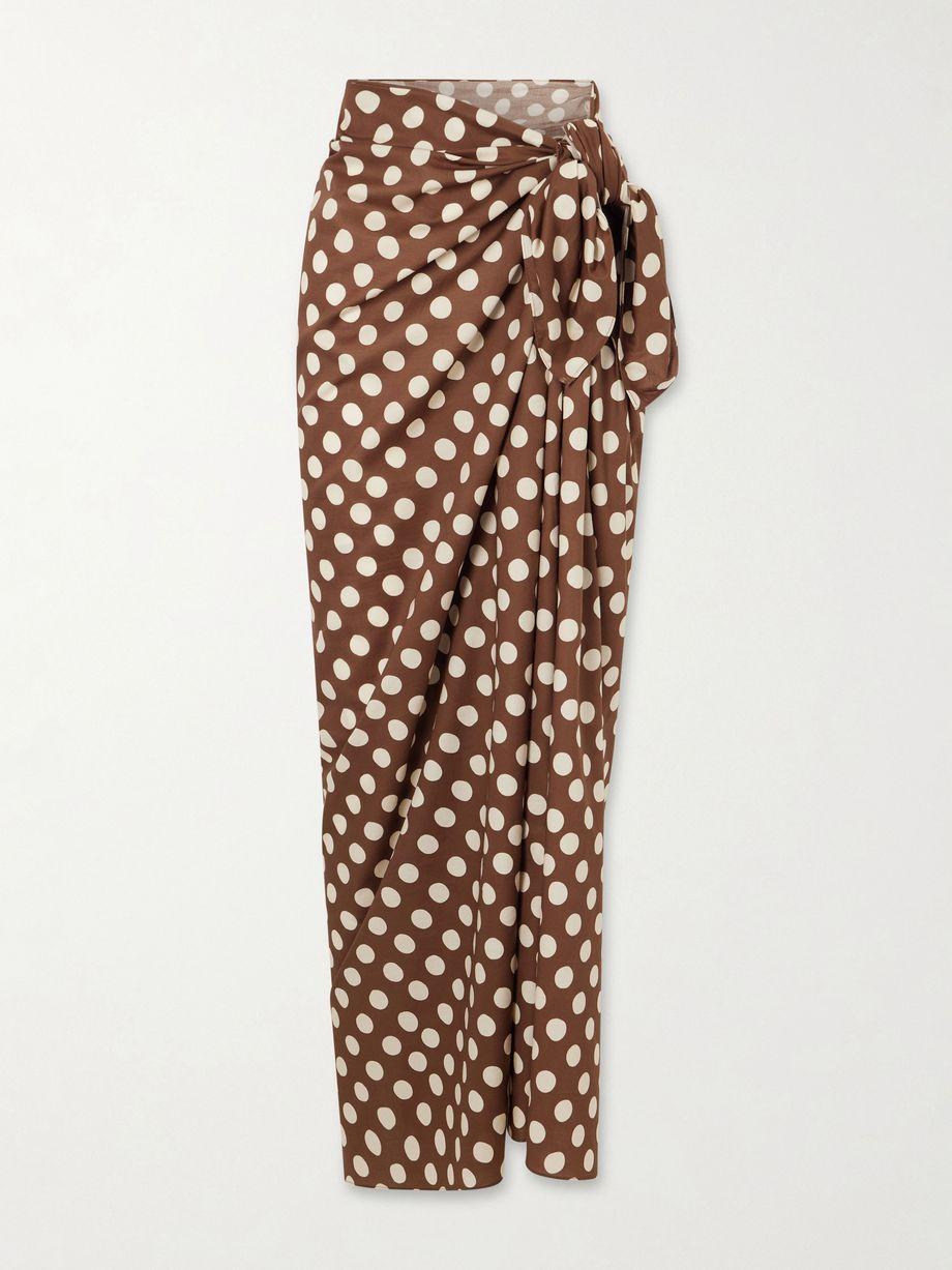 Lomas polka-dot cotton pareo by FAITHFULL
