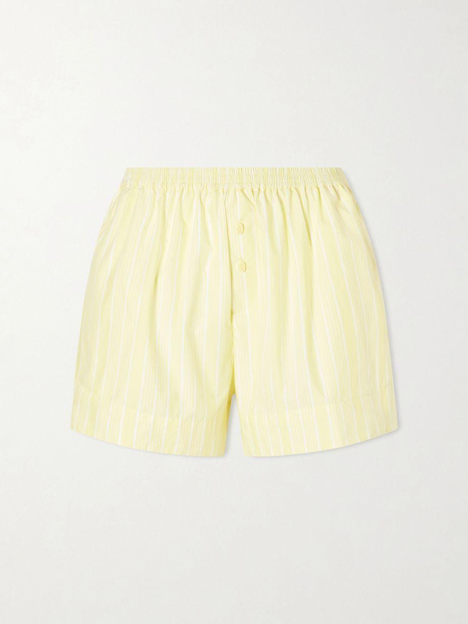 Lonia striped cotton shorts by FAITHFULL