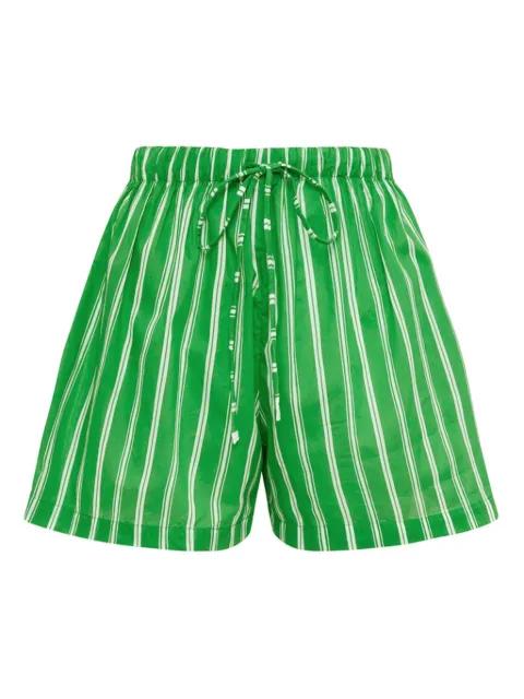 Sereno striped drawstring shorts by FAITHFULL