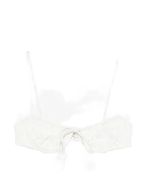 Halo broderie-anglaise bikini top by FAITHFULL THE BRAND