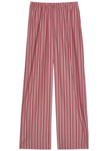 Tone striped straight-leg cotton trousers by FAITHFULL THE BRAND