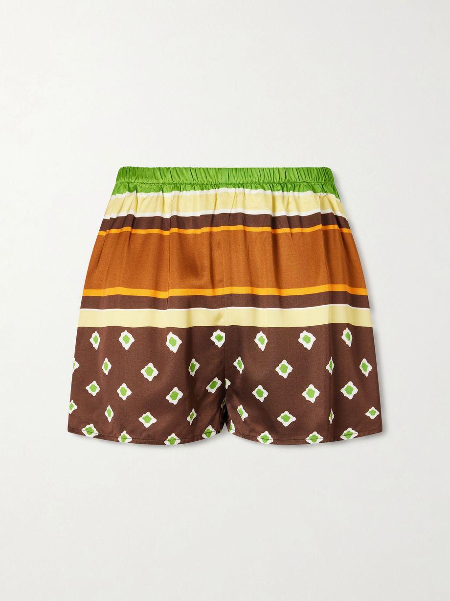 Tia printed satin shorts by FAITHFULL