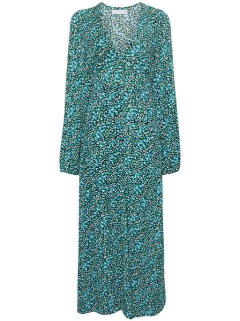 Venados floral-print midi dress by FAITHFULL