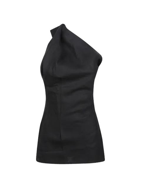 draped one-shoulder top by FAITHFULL